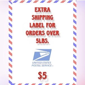 Extra shipping label $10